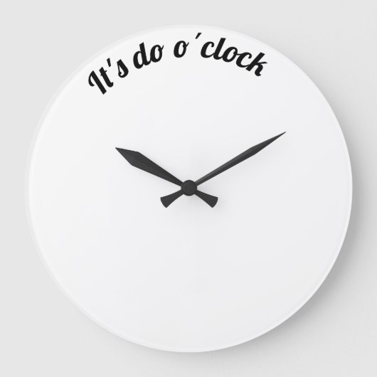 It's do o´clock ラージ壁時計 (正面)