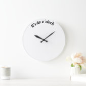 It's do o´clock ラージ壁時計 (ホーム)