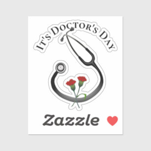 It's Doctor's Day Stethoscope シール