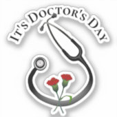 It's Doctor's Day Stethoscope シール (正面)