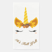 It's Fall Y'all Autumn Unicorn Party (正面)
