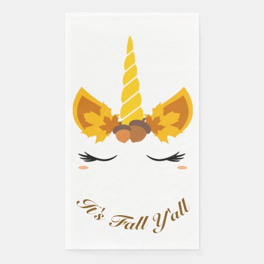 It's Fall Y'all Autumn Unicorn Party (正面)