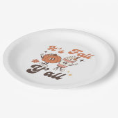 It's Fall Y'all  – Cute Pumpkin Spice Fall ペーパープレート (アングル)