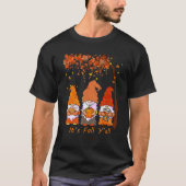 It's Fall Y'all Gnome Pumpkin Coffee Autumn Thanks Tシャツ (正面)