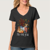 It's Fall Y'all Jack Russell Terrier Dog Pumpkin F Tシャツ (正面)