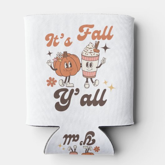 It's Fall Y'all Pumpkin Spice Latte 缶クーラー (裏面)