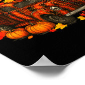 It's Fall Y'all Pumpkin Truck Autumn Tree Hello Fa ポスター (角)