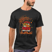 It's Fall Y'all Pumpkin Truck Autumn Tree Hello Fa Tシャツ (正面)