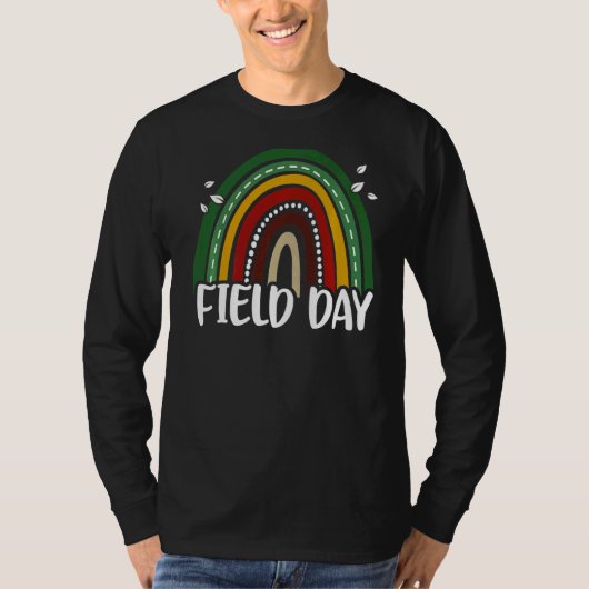 It's Field Day Vibes Rainbow Games先生Ki Tシャツ (正面)