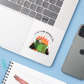 It's Fine Dumpster Fire  シール (ノートパソコンとiPhone)