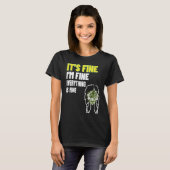 Its Fine I'm Fine Everything Fine  Women Inspirati Tシャツ (正面フル)