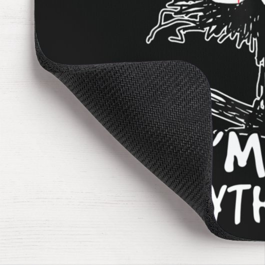 It's Fine I'm Fine Everything Is Fine Fun Black Ca マウスパッド (コーナー)