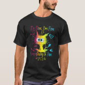 It's Fine I'm Fine Everything Is Fine LPC Life Col Tシャツ (正面)