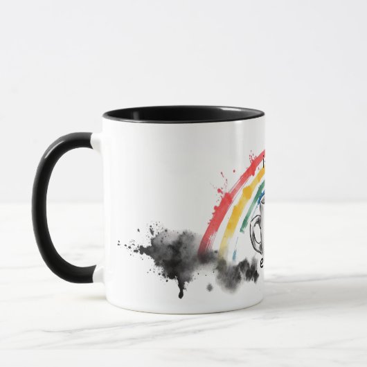 Its Fine I'm Fine Everything is Fine mug マグカップ (左)