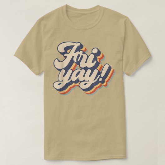 Its Friyayおもしろい先生ライフ&ママLife Friday We Tシャツ (デザイン正面)