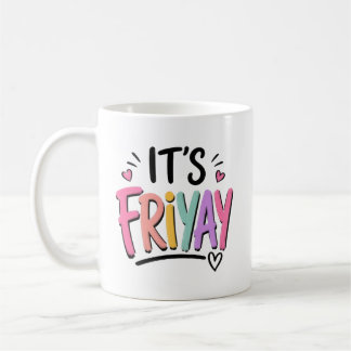 It's Friyay コーヒーマグカップ