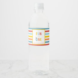 It's Fun To Be One Birthday Party Bottle Label ペットボトルラベル
