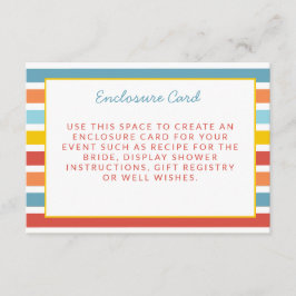 It's Fun To Be One Colorful Enclosure Card エンクロージャーカード