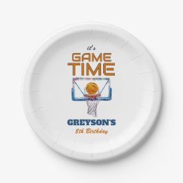It's Game Time Any Age Birthday ペーパープレート