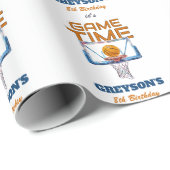 It's Game Time Any Age Birthday ラッピングペーパー (ロールコーナー)