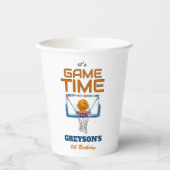 It's Game Time Any Age Birthday 紙コップ (正面)