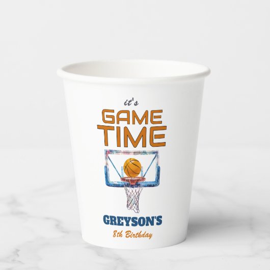 It's Game Time Any Age Birthday 紙コップ (正面)