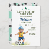 It's Game Time Any Age Birthday Photo Invitation 招待状 (正面/裏面)