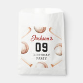 It's Game Time Baseball Birthday Party フェイバーバッグ (正面)