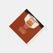 It's Game time! Basketball theme Birthday Kids スタンダードカクテルナプキン (角)