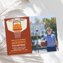 It's Game time! Basketball theme Birthday Kids 