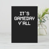 It's Gameday Y'all Fottboll & Gaming(ゲーム) 招待状 (スタンド正面)