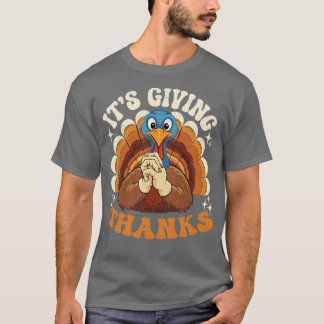 Its Giving Thanks Turkey by el mehdi Tシャツ