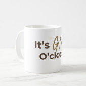 It's Glow O'Clock 美容ケア 引用 コーヒーマグカップ (正面左)