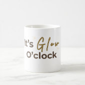 It's Glow O'Clock 美容ケア 引用 コーヒーマグカップ (中央)