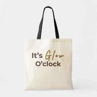 It's Glow O'Clock 美容ケア 引用 トートバッグ