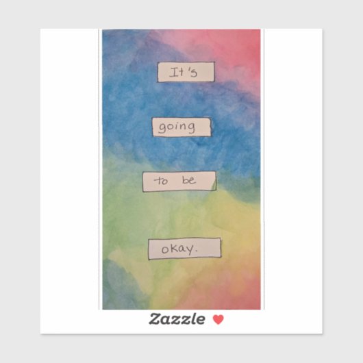 It's Going to be Okay. シール (シート)