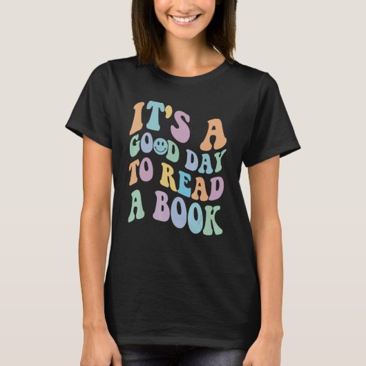 It's Good Day To Read Book  Library Reading  5 Tシャツ (正面)