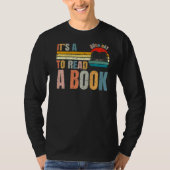 It's Good Day To Read Book  Library Reading Tシャツ (正面)
