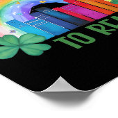 It's Good Luck To Read St Patrick's Day Teacher Li ポスター (角)