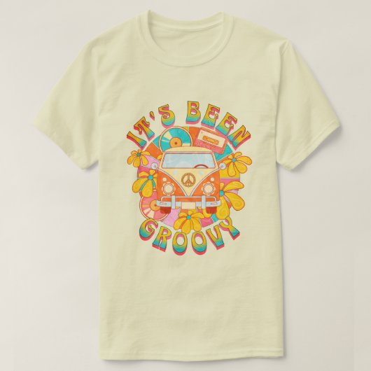「It's Groovy」レトロ Tシャツ (デザイン正面)