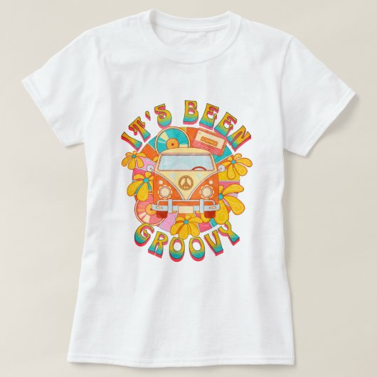 「It's Groovy」レトロ Tシャツ (デザイン正面)