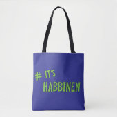#It's Habbenin トートバッグ (正面)