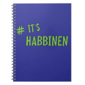 #It's Habbenin ノートブック (正面)