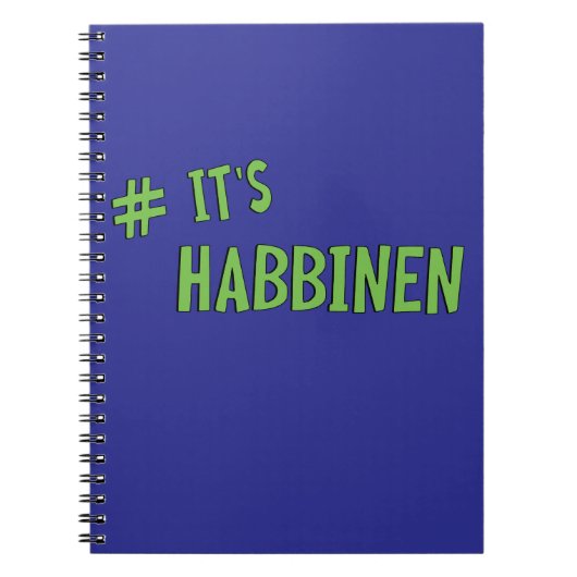 #It's Habbenin ノートブック (正面)