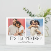It's Happening 2枚写真 白い結婚式 セーブザデート (スタンド正面)