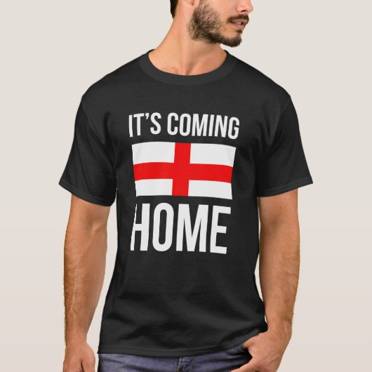 It's Home 来 England World Cup Support T-Shirt Tシャツ (正面)