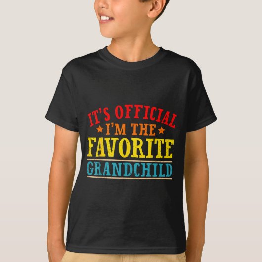 It's I'm The Favorite Granhild Funny Family  Tシャツ (正面)