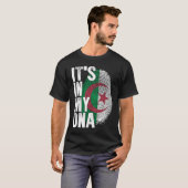 IT'S IN MY DNA Algerian Algeria Flag Men Women Pri Tシャツ (正面フル)