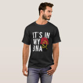 It's in my DNA Angola Flag Fingerprints Tシャツ (正面フル)