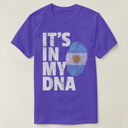 It's In My Dna Argentina Flag T Gift Men Women Ki Tシャツ (デザイン正面)